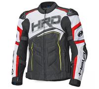 Held SAFER SRX - Sportliche Motorrad Textiljacke schwarz-weiß-rot (Größe: S)