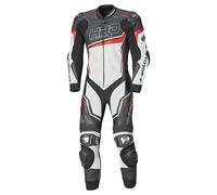 Held Slade II Lederkombi 1-tlg. schwarz-weiß-rot - 54