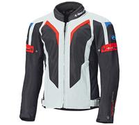 Held Sonic II Motorrad Jacke Herren - Sportliche und Luftige Mesh Sommerjacke - Leichte Motorradjacke mit Protektoren Level 1 - CE, EN 17092 zertifiziert - Schutzklasse A - Grau-Blau - Größe 4XL
