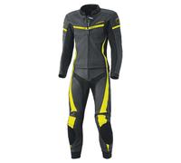 Held Lederkombi mit Protektoren Motorradkombi 2 Teiler Spire Lederkombi 2-TLG. schwarz/Neongelb 54, Herren, Sportler, Ganzjährig