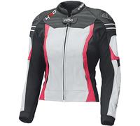 Held Street 3.0 Damen Motorrad Lederjacke, weiss-pink, Größe 40