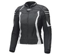 HELD Street 3.0 Damen Leder Sportjacke, schwarz-weiß, Größe 36