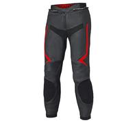 Held Street Rocket 4 Base Sport Motorrad Kombihose Leder- Motorradhose Herren mit Protektoren D3o T5 Level 2 - CE Schutzkleidung Klasse AAA Protektorenhose, Schwarz-Neonrot, Größe 50
