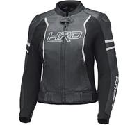 Held Street Rocket 4 Damen Schwarz Weiß Motorrad Lederjacke