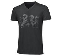 Held T-Shirt Be Heroic grau, Design Face, Größe M