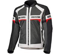 Held Tropic 4 Top Sommer Motorrad Jacke Herren - Sportliche und Luftige Mesh Sommerjacke - Leichte Motorradjacke mit Protektoren D3o Ghost Level 1 - CE Schutzklasse A, Grau-rot, Größe XL
