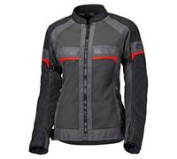 Held Tropic 4 Top Sommer Motorrad Jacke Damen - Sportliche und Luftige Mesh Sommerjacke - Leichte Motorradjacke mit Protektoren D3o Ghost Level 1 - CE Schutzklasse A, Anthrazit, Größe 2XL