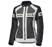 Held Tropic 4 Top Motorrad-Jacke Damen Grau-Schwarz L | Sommer Motorradjacke mit Mesh - CE zertifiziert - D3O Ghost Level 1 Protektoren Schulter & Ellbogen - atmungsaktiv
