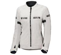 Held Tropic 4 Top Sommer Motorrad Jacke Damen - Sportliche und Luftige Mesh Sommerjacke - Leichte Motorradjacke mit Protektoren D3o Ghost Level 1 - CE Schutzklasse A, Grau, Größe M