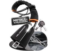 HELDENWERK® Lenkradkralle für Auto & Wohnmobil Lenkradschloss aus Metall