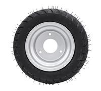 HELEVIA 13x5.00-6 13/5.00-6 Reifen 6 Zoll Anti-Rutsch-Reifen und Rad Baugruppe mit Felge für ATV Quad Off Road Go Kart Wagen Mini-Fahrrad Mäher