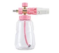 Helilyco Schneeschaumlanze Autowäsche mit -Grad-Drehung und Schaumverhältniseinstellung, Hochdruckreiniger, Rosa