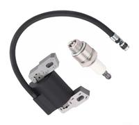 Helilyco Zündspulen Spark Kit für MIA12374 MIA11221 und MIU13935 für JM26 JM36 JS25 JS26 JS28 JS36 JS38 Rasenmäher, 1 Hochspannungs Zündspule + 1 Spark