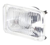 Hella 12/24 V H4-Scheinwerfer mit Kappe für Einbau mit Abblend- und Fernlicht
