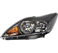 HELLA 1EE 354 257-031 Scheinwerfer - Ford Focus II (DA_, HCP, DP) - schwarz - für Rechtsverkehr - links
