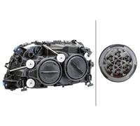 1EH 009 513-021 Halogen Hauptscheinwerfer, Rechts, Ohne Kurvenlicht, mit Glühlampen Hella 1EH 009 513-021
