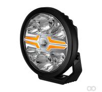 HELLA - 1FJ 357 198-061 - LED-Fernscheinwerfer, Blade Black 7 , 12/24V, weiß/gelb (amber), 1670lm