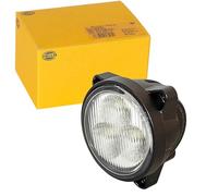 HELLA 1G0 996 476-131 LED-Arbeitsscheinwerfer - Modul 70 Gen. IV - 24/12V - 2500lm - Einbau/Schraubanschluss - 3-Punkt Befestigung - Bodenausleuchtung - Kabel: 2000mm - Stecker: offene Kabelenden