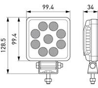 HELLA Arbeitsscheinwerfer 1GA 357 114-002 für
