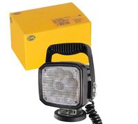 HELLA 1GA 995 506-111 LED-Arbeitsscheinwerfer - Ultra Beam - 24/12V | 2200lm - magnetisch/Anbau - Nahfeldausleuchtung - Kabel: 3500mm - Stecker: Rundstecker