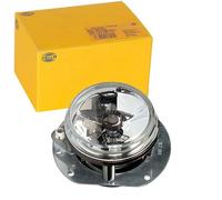 HELLA 1N0 008 582-007 FF/Halogen-Nebelscheinwerfer - 12V - rund - Einbau - glasklare Streuscheibe - Lichtscheibenfarbe: transparent - links/rechts - Menge: 24