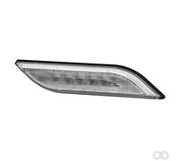 HELLA 2BA 013 332-101 Blinkleuchte - Shapeline Style - LED - 12/24V - Anbau/geschraubt - Lichtscheibenfarbe: glasklar - Stecker: AMP - 2-polig - hinten rechts - Menge: 1