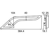HELLA - 2BA 013 333-081 - Blinkleuchte, Shapeline Style Wing, LED, 12/24V