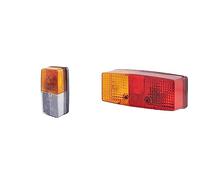 HELLA 2BE 003 347-001 Blinkleuchte - 12/24V - Anbau - links/rechts & 2SE 003 184-011 Heckleuchte - links