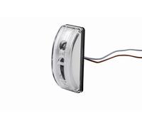 HELLA 2BM 008 771-001 Zusatzblinkleuchte - LED - 12V - Anbau/geklebt - Lichtscheibenfarbe: glasklar - LED-Lichtfarbe: gelb - Kabel: 800mm - Stecker: offene Kabelenden - seitlicher Einbau - Menge: 1