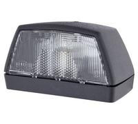 HELLA 2KA 003 389-398 Kennzeichenleuchte - 12V - Anbau - Lichtscheibenfarbe: glasklar - Stecker: Fla