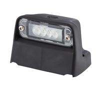 HELLA 2KA 010 278-021 Kennzeichenleuchte - Kennzeichenbeleuchtung - Anhänger - LED - 24V - geschraubt/Anbau - ADR/GGVS - Lichtscheibenfarbe: glasklar - Stecker: Flachstecker - außen/seitlicher Anbau