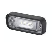 Hella 2KA 010 278-411 Kennzeichenleuchte, LED Kennzeichenlicht, Einbau oben, Flachsteckhülse, 12 V