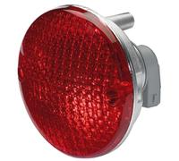 HELLA 2NE 302 252-037 Nebelschlussleuchte - Halogen - 12V - Einbau - Lichtscheibenfarbe: rot - Stecker: Flachstecker - hinten