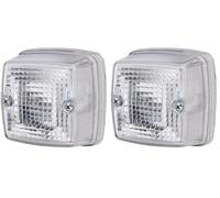 Hella 2PF 003 014-071 Positionsleuchte - Begrenzungsleuchte - Anhänger - Wohnwagen - Halogen - 12/24V - Anbau/Schraubanschluss - ECE/ADR/GGVS - Stecker: Flachstecker - vorne links/vorne rechts