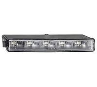 HELLA 2PT 010 043-021 LED-Tagfahrleuchte - LEDayLine - 12V - gerade - Lichtscheibenfarbe: glasklar - LED-Lichtfarbe: weiß - Kabel: 500mm - Stecker: AMP - rechts - Menge: 1