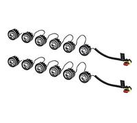 HELLA 2PT 010 458-731 Tagfahrleuchtensatz, LEDay Flex, LED Tagfahr- und Positionslicht, 30 mm, ,