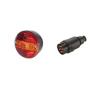 Hella 2SE 001 685-201 Heckleuchte - links/rechts & 8JA 001 930-001 Stecker - 7-polig - Stecker: Schraubkontakt - schwarz