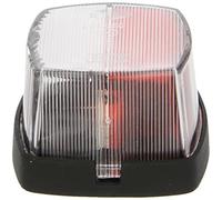 HELLA 2XS 005 639-002 Umrissleuchte - Begrenzungsleuchte - Anhänger - Wohnwagen - Halogen - 6/12/24V - Anbau - ECE - Lichtscheibenfarbe: klar/rot - seitlicher Anbau - Satz