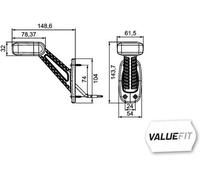 Hella | Umrissleuchte | 2XS 357 007-021