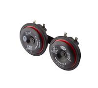 HELLA 3AM 922 000-971 Horn - S90 - 12V - 113dB(A) - Frequenzbereich: 350/415Hz - Gehäusefarbe: rot/s