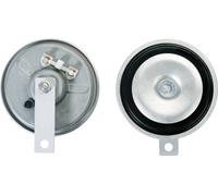 HELLA Horn - HEAVY DUTY HORN B36 - 24V - 105dB(A) - Frequenzbereich: 335Hz - Tiefton - elektrisch - Gehäusefarbe: grau/schwarz - Flachsteckanschluss - Menge: 1 - 3BA 002 768-382