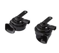 HELLA Fanfare - HELLA OE-CONNECT HORN TE26 SET - 12V - 110dB(A) - 400Hz-500Hz - Hochton/Tiefton - elektrisch - ECE - Gehäusefarbe: schwarz - Menge: 2 - 3FH 012 010-021