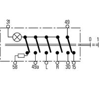 Warnblinkschalter HELLA 6HH 003 631-021