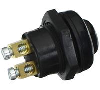 HELLA 6JF 001 571-101 Zünd-/Startschalter - Druckbetätigung - Anschlussanzahl: 2 - geschraubt - Schließer - Bohrung-Ø: 22mm - Blechdicke: 7mm