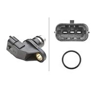 HELLA 6PU 009 121-591 Sensor, Nockenwellenposition - 12V - 3-polig - mit Dichtung