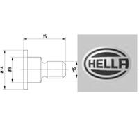 HELLA 8DZ355209-011 Schraube für Bremsscheibe
