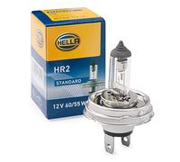 HELLA 8GJ 004 173-121 Glühlampe - R2 (Bilux) - Standard - 12V - 60/55W - Sockelausführung: P45t - Schachtel - Menge: 1
