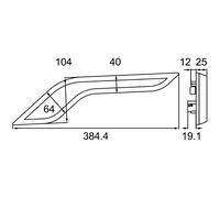 HELLA 8RA 013 402-011 Rückstrahler - Shapeline Style