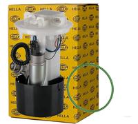 HELLA 8TF 358 106-841 Kraftstoffpumpe - Benzinpumpe - elektrisch - 5-polig - mit Dichtung/mit Tankgeber - mit Druckregler - u.a. für Renault Kangoo (KC0/1_)