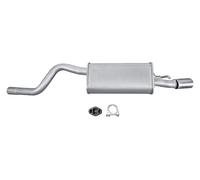 HELLA Endschalldämpfer hinten 8LD 366 034-201 für DACIA